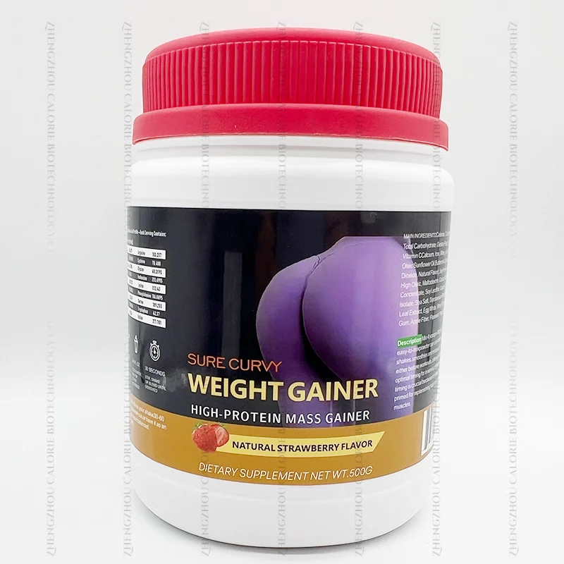 Private Label Mass Gainer Powder OEM Customized Sport Support Weight Gainer Protein Powder