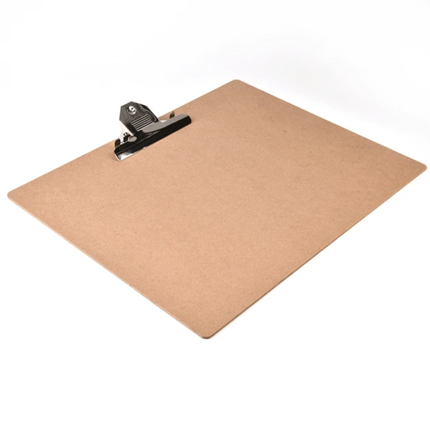 Eco Friendly Custom-made Factory Wood  A4  Clip Board Good Quality Wood Clipboard