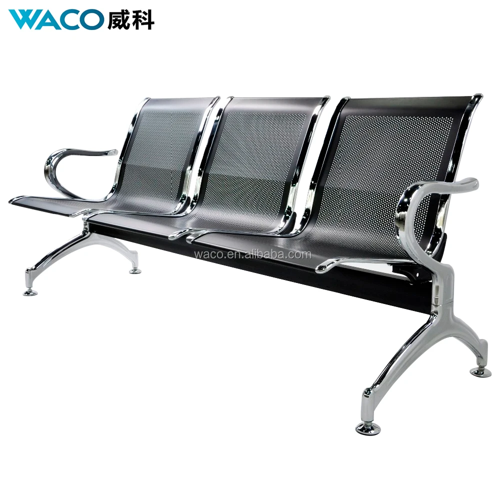 Hot Selling Waiting Chairs Bus Station Tandem Waiting Bench Hospital 3 seater Airport Waiting Room Chair