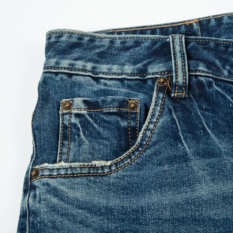 2022 Wholesale Cheapest Price Men Ripped Style Jeans Factory Jeans Type Straight Leg Jeans