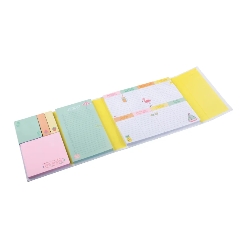 Custom gift set Sticky Note Memo Message Book Custom It Post Stationery Pads Notes