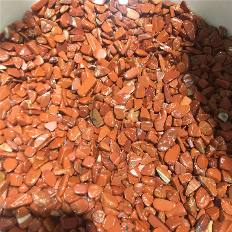 Natural Polished Healing Red Jasper Stone Gravel South African Ruby Tumbled Stones For Healing
