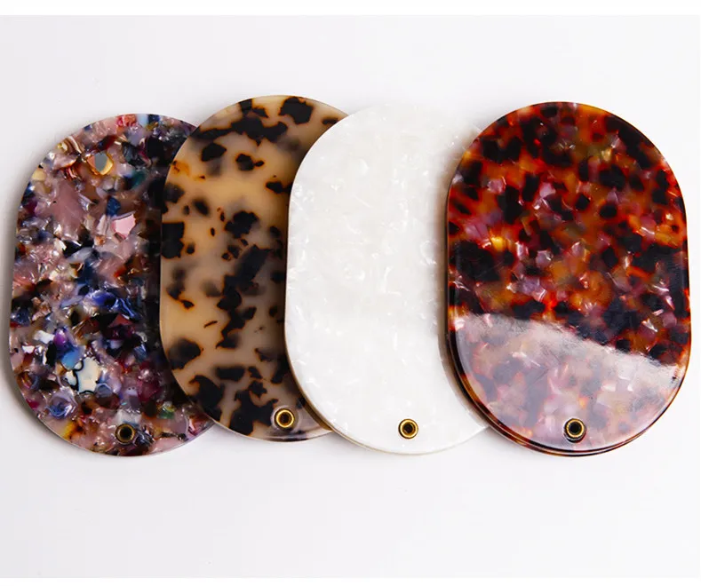Customized Private Label Single Side Acetate Mini Pocket Mirror for Makeup Gifts