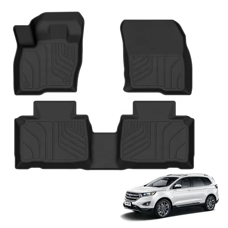 ALL Weather Car Floor Liner car floor mats For ford edge 2015-2023 3D TPE car mat china factory auto parts