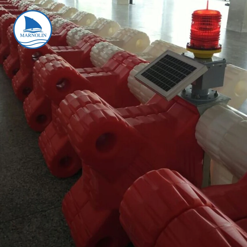 Pontoon floats plastic floating dock breakwater  house boat used on sea water