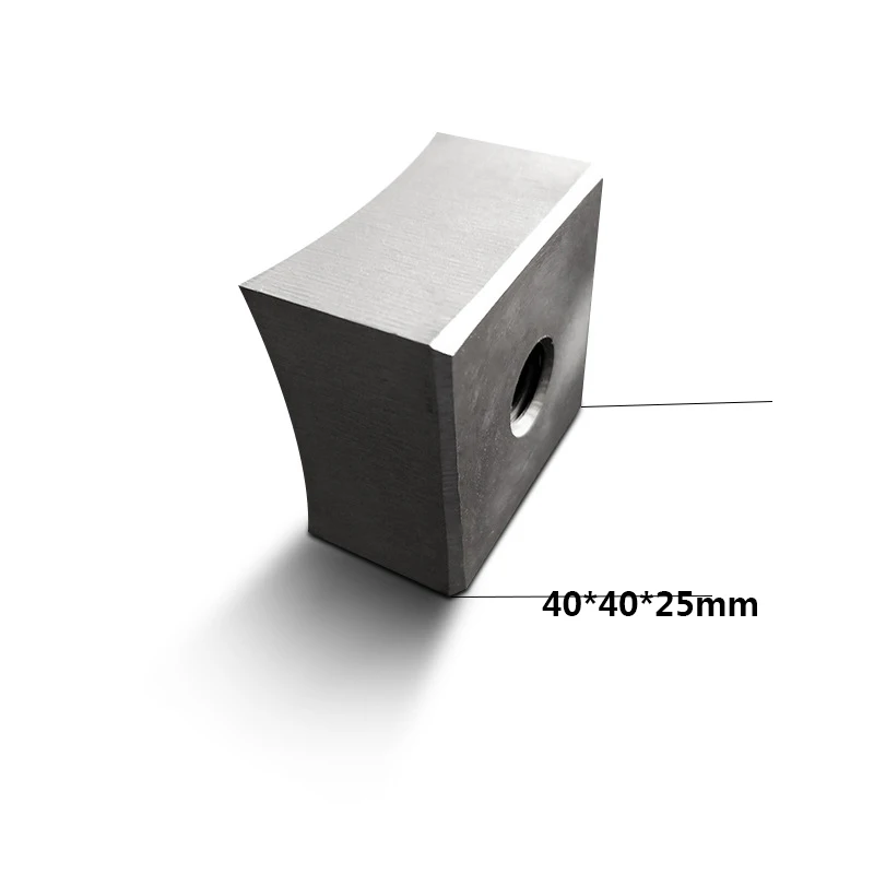 single shaft shredder rotor blades/knives for plastic recycling machine