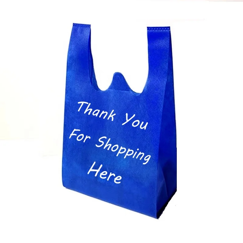 Недорогие нетканые прямоугольные сумки на заказ, портативные сумки для покупок для магазинов тканей с принтом логотипа