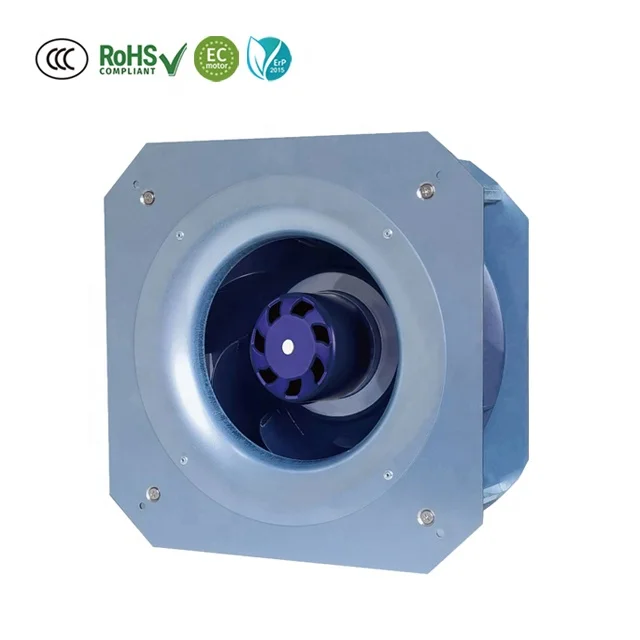 270*270*161mm EC/AC Backward Curved Centrifugal fan with Plug 225mm