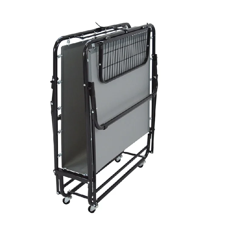 Queen Rollaway Folding Bed With Mattress Portable double metal bed
