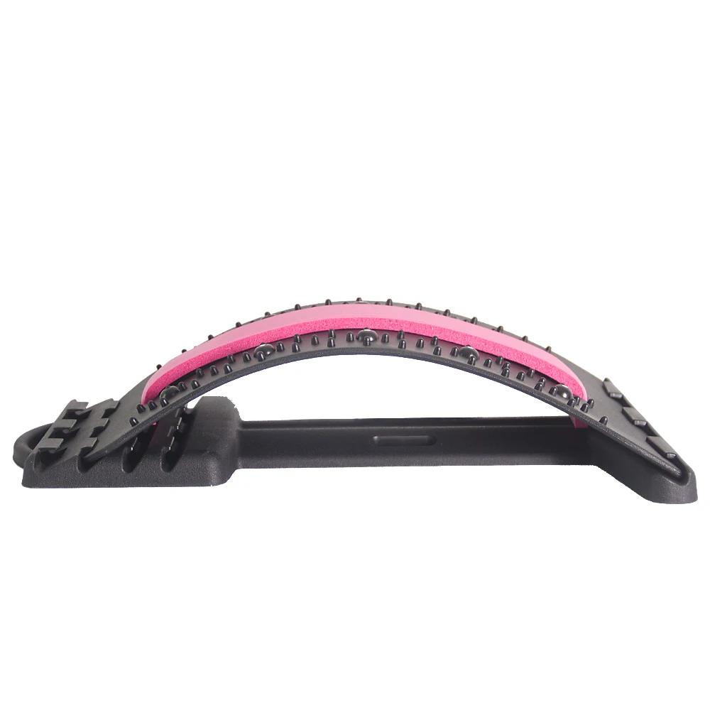 Back Stretcher Orthopedic Back Lumbar Support Stretch Acupuncture Magnetic Therapy Massager Lower Back Cracker