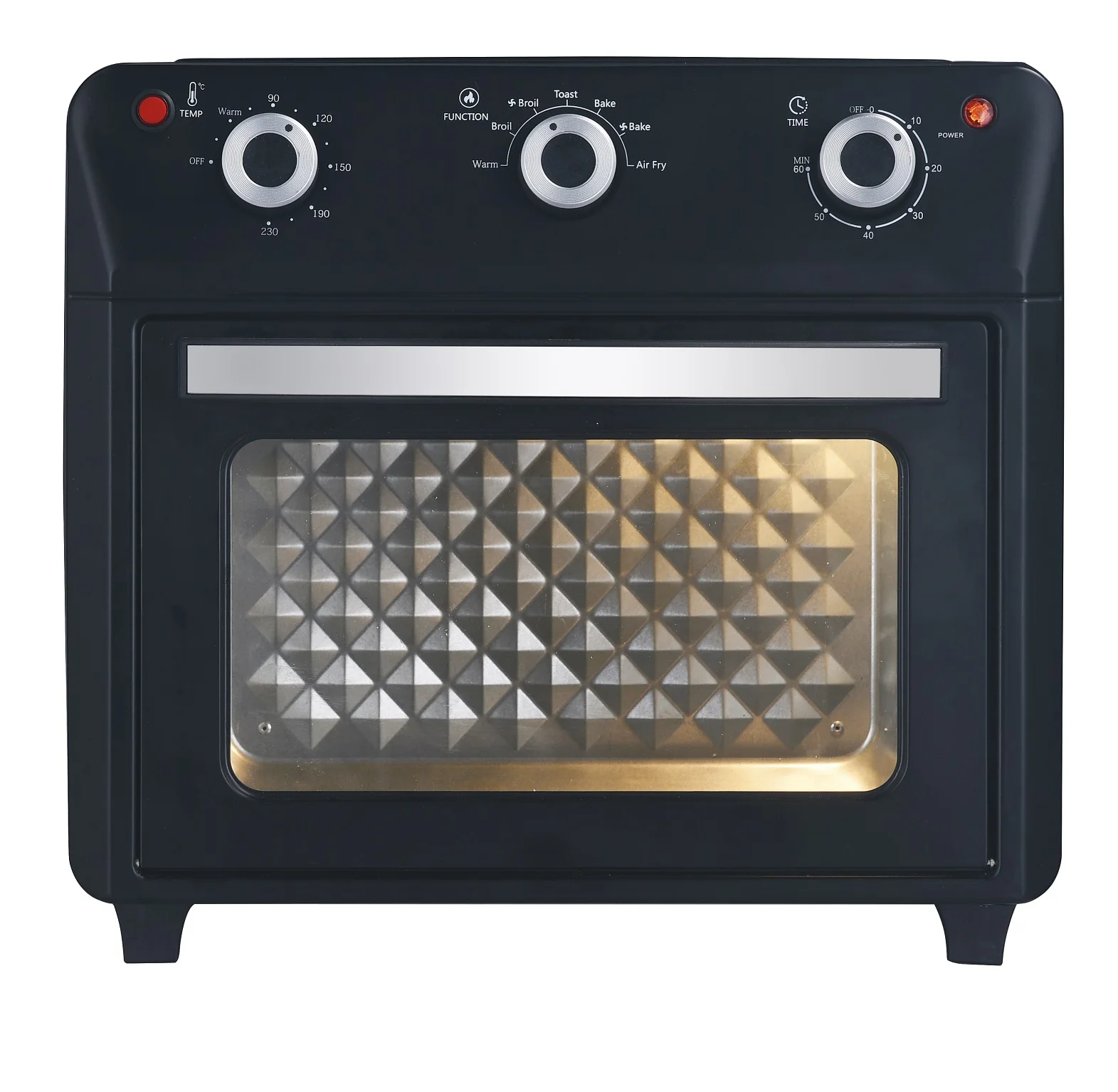 1600W 26L Posida Large Capacity Multi-function Air Ovens Hot Air Circulation