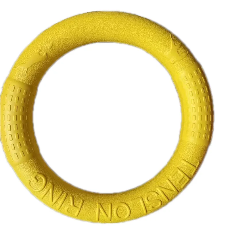 Outdoor Dog Pull Ring Chew Toy Non-Toxic EVA Pet Interactive Flying Disk Puppy Training Toy