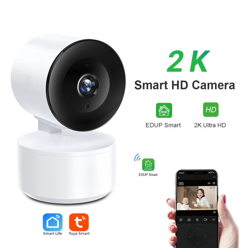 Hot sales Smart Camera 2K HD WiFi Night Vision IP Camera AI Tracking Baby Security Monitor 300W 4K Network Wifi Camera