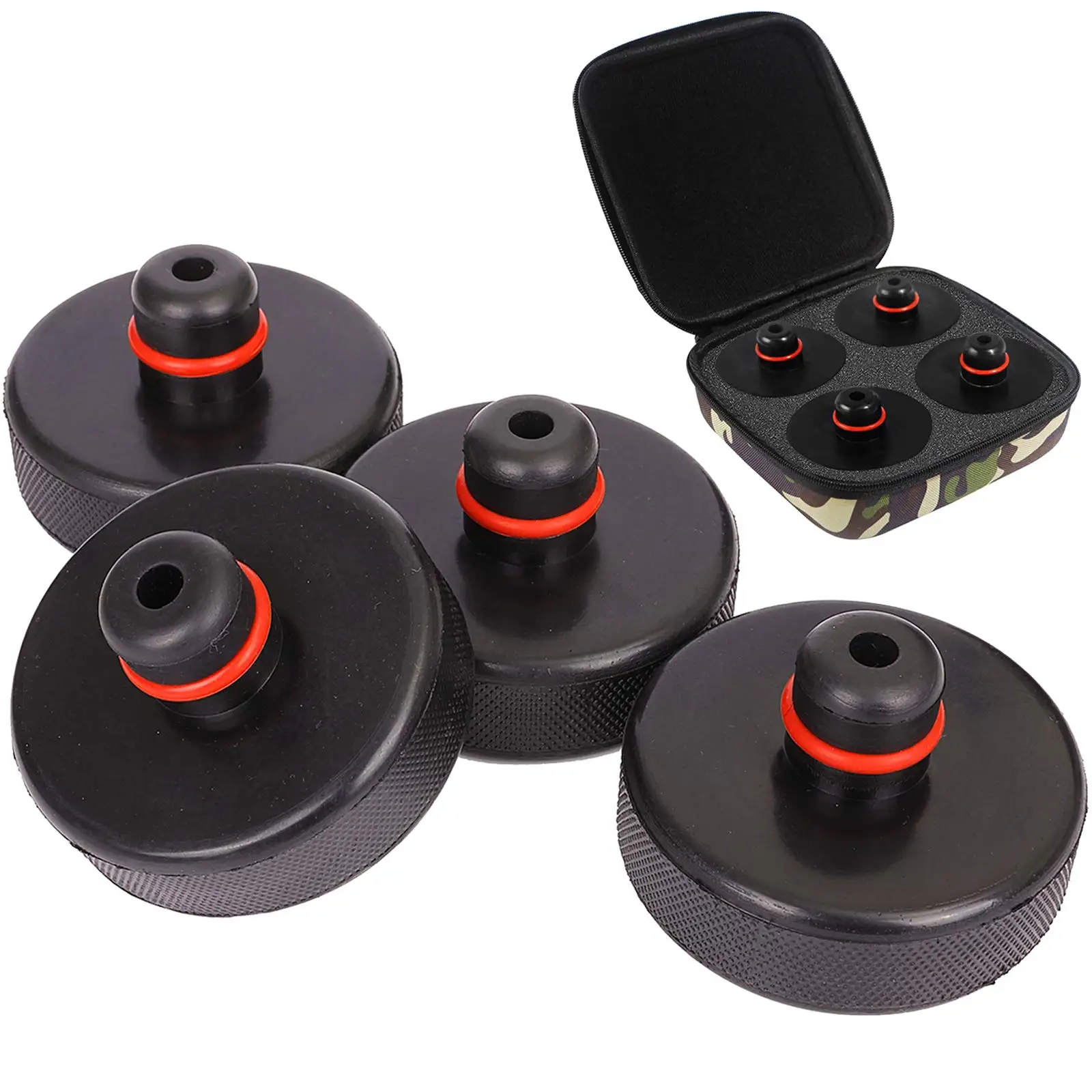 Jack Stand Protects Battery & Chassis Adapter Tool Rubber Lifting Jack Lift Pad for Tesla Floor Jack
