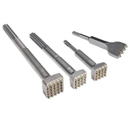 Autoerizo Wholesale Masonry Concrete Bushing Hammer Chisel Bit Square Round SDS Plus Shank Drill Bit