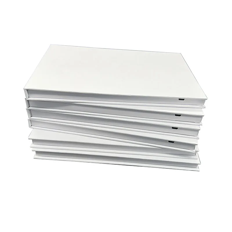 customized A5 Vertical plate 7 inch LCD video brochure card 10.1 inch hd ips tft white video brochure blank video book