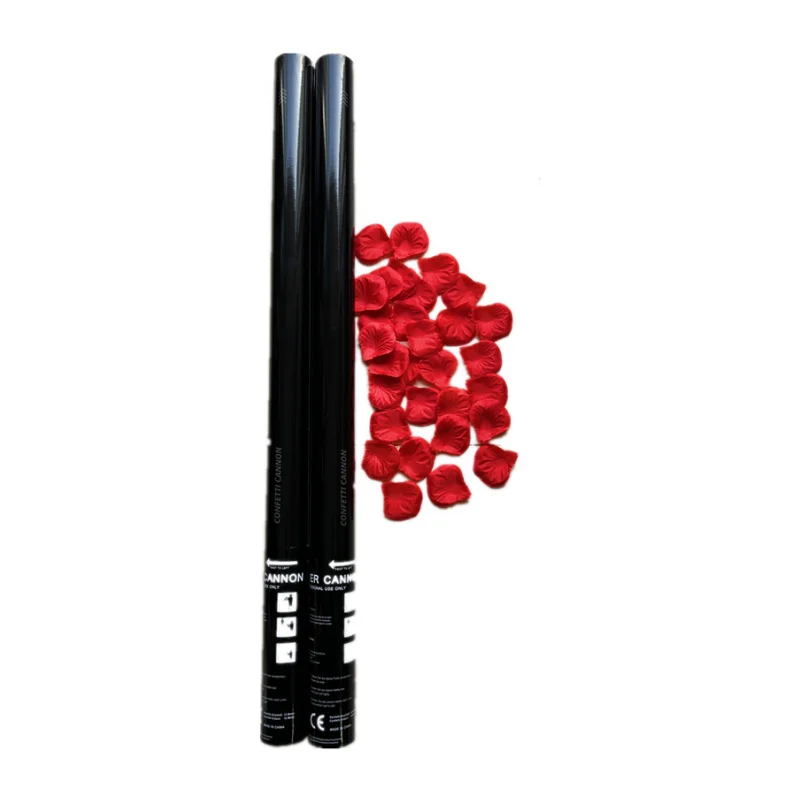 Confetti shooter 60cm paper long streamer 20m compressed air driven party cannon   for Night Confetti Cannon Popper