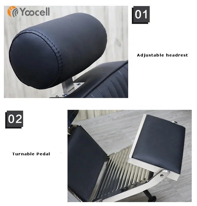 Yocell vintage black wholesale barber chair for salon beauty equipment