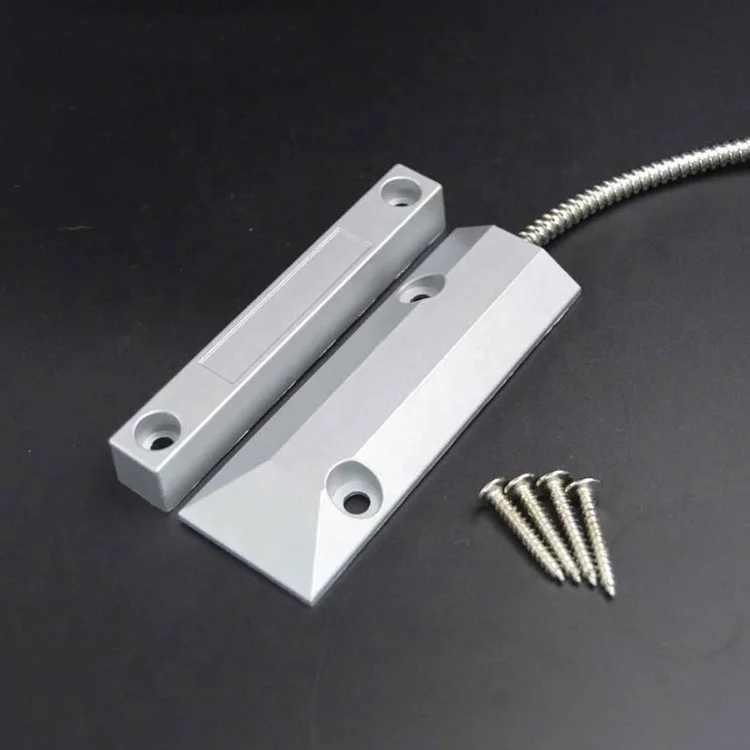 Zinc Alloyed Roll Shutter Door Entry Warning Magnetic Switch Conceal Magnetic Contact With Leads
