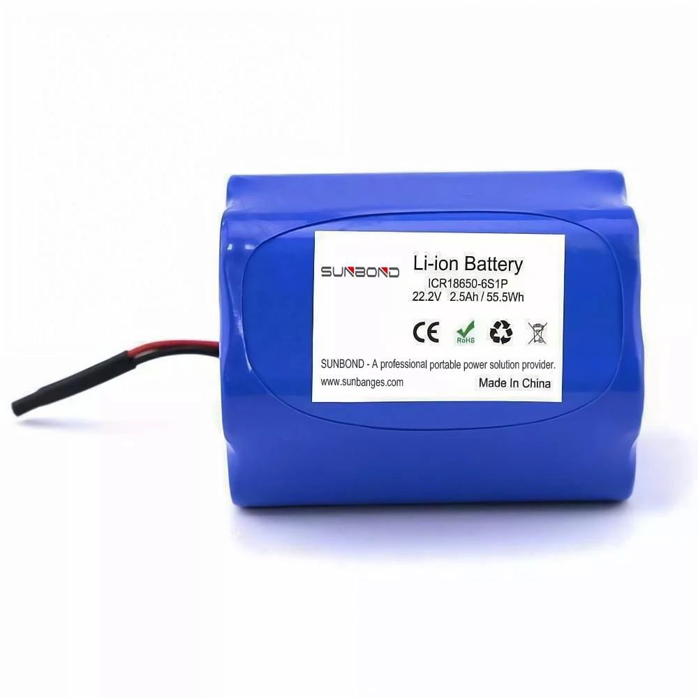 Настроить 18650 6S1P 22 2 V 25V 2.5Ah 2500mAh литий-ионный LiFePO4 аккумулятор BMS AI Интеллектуальный робот источник питания