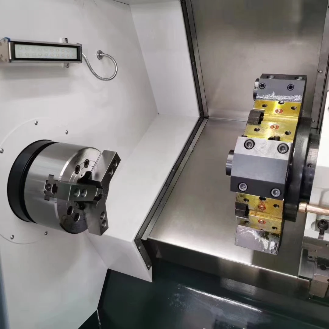 Tck36A Tck46A Tck50A Precision Linear Guide Metal CNC Lathe with Hydraulic Turret Chuck