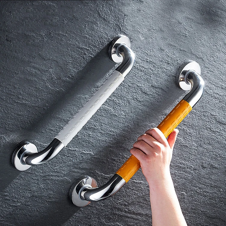 Антискользящая безопасная поручня из нержавеющей стали SUS304 и пластика АБС для туалета для ванной комнаты