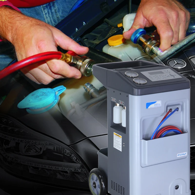 Машина для рециркуляции хладагента автомобиля A/C freon/ r1234yf рабочая станция переменного тока
