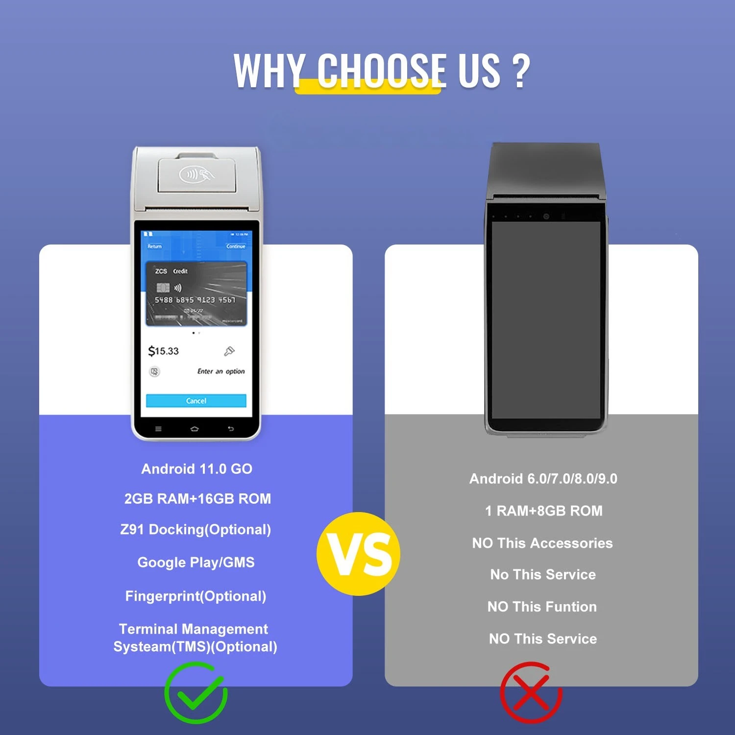 OEM Pos Android 9.0 11.0handheld Pda Barcode Scanner With Printer Fingerprint Nfc Card Reader