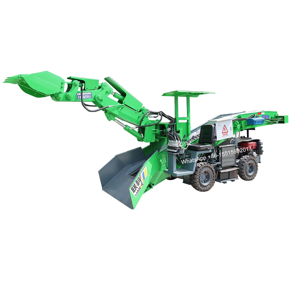 lianke brand mucking rock drill loader,underground mining cargador for Ecuador
