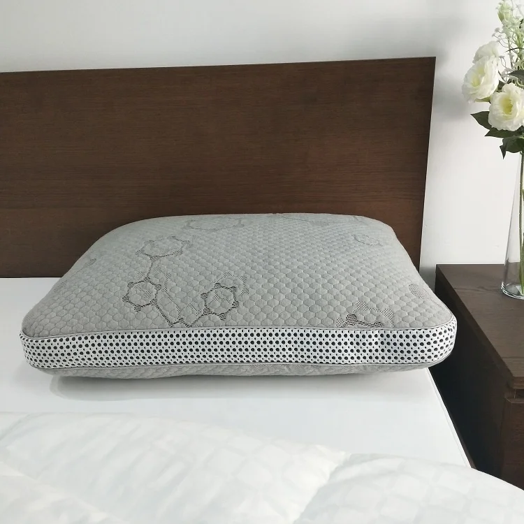 Graphene and Bamboo Charcoal Blends Pillow with Shred Latex Filling