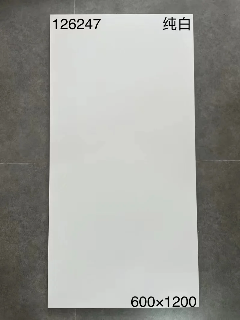 Modern Rustic 60x120 Pure Black Ceramic Flooring Tile Antibacterial and Wear-Resistant for Hotel & Room Use