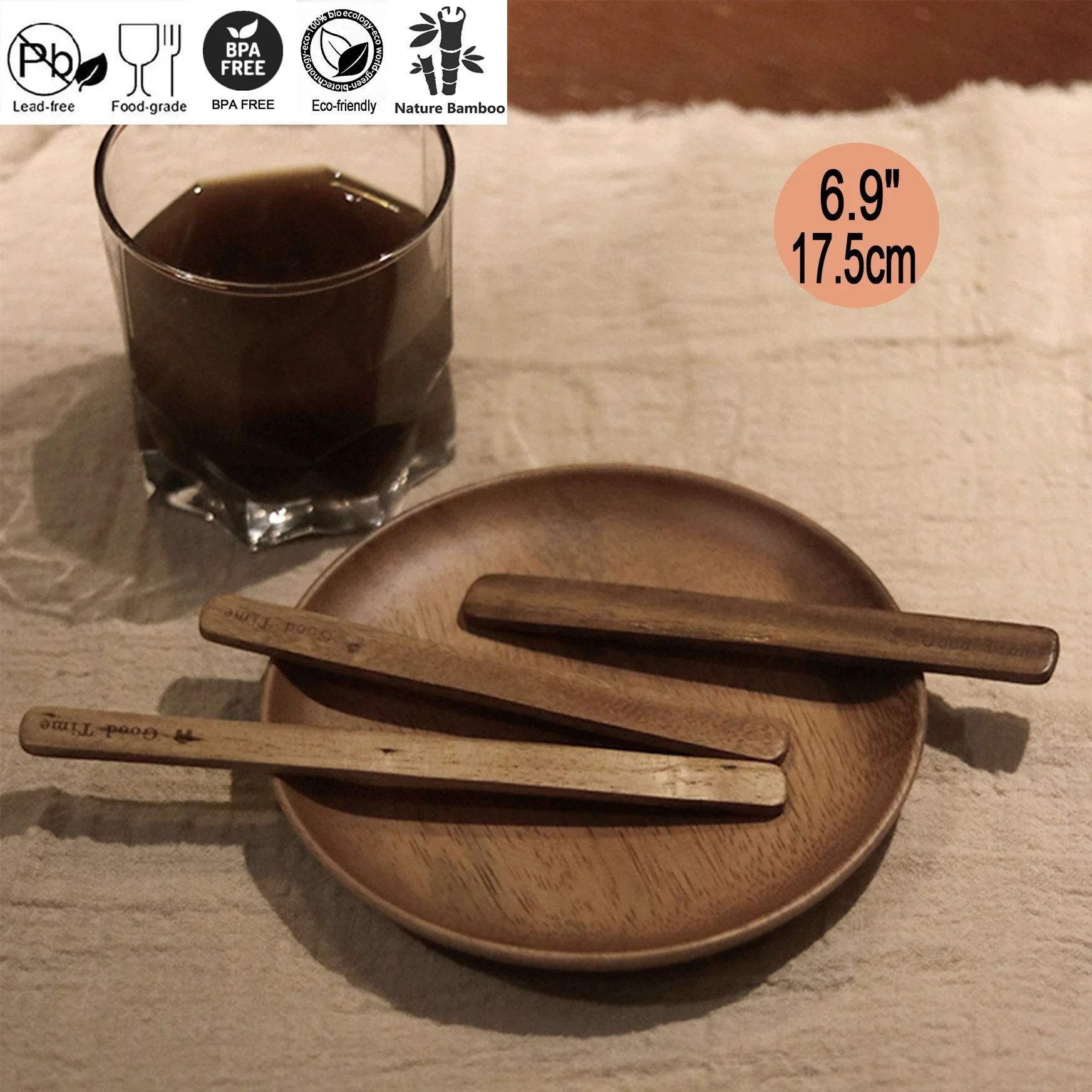 Food Grade Customized Wooden Coffee Stir Stick