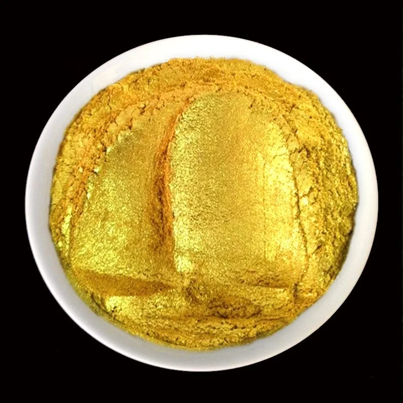 Wholesale Golden pearl pigment powder, crystal sereis  gold powder pigment for coating ,painting ,printing , plastic , leather