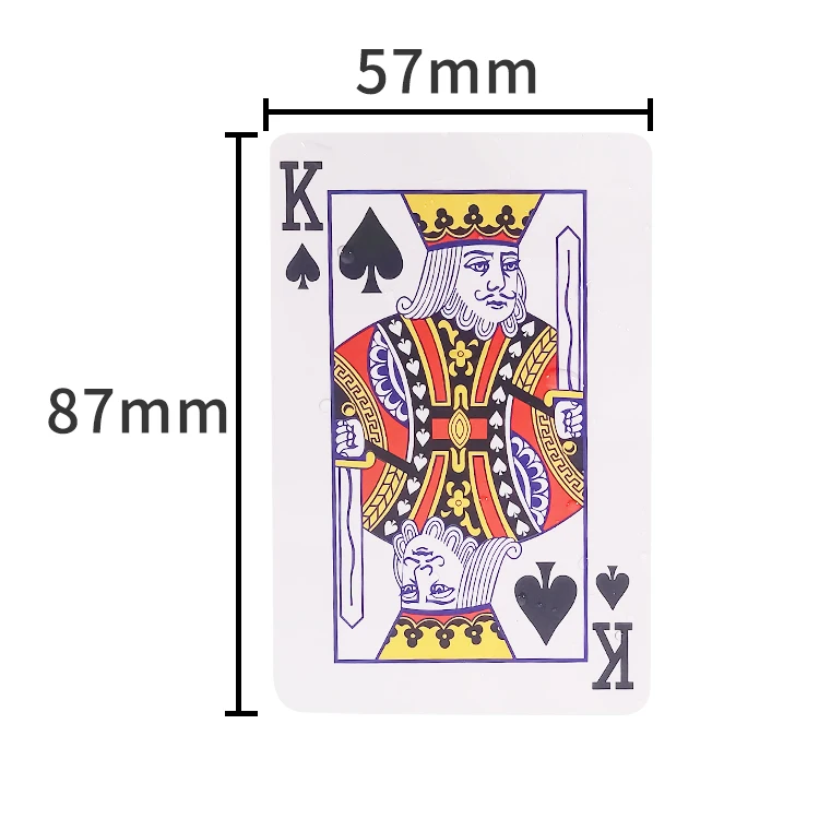 Hot Selling Whosale Custom Poker Cards 54 PCS Desk CMYK Printing Board Game Paper Playing Cards for Leisure and Relaxation