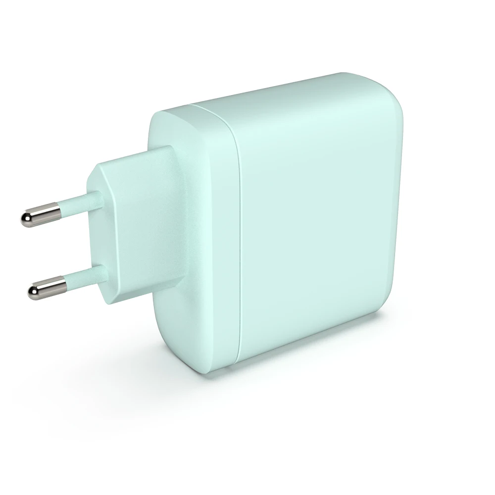 
shenzhen manufacturer type-c dual usb wall charger gan charger pd65 qc 4.0 3.0 quick charger 