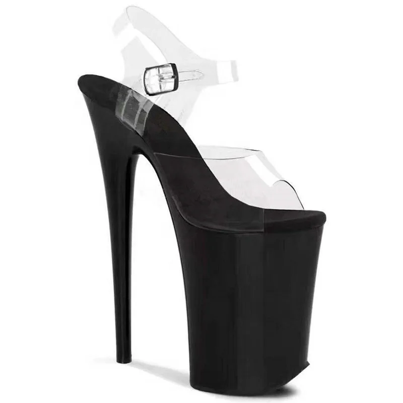 Sexy pointed shoes 23cm super high heel waterproof platform