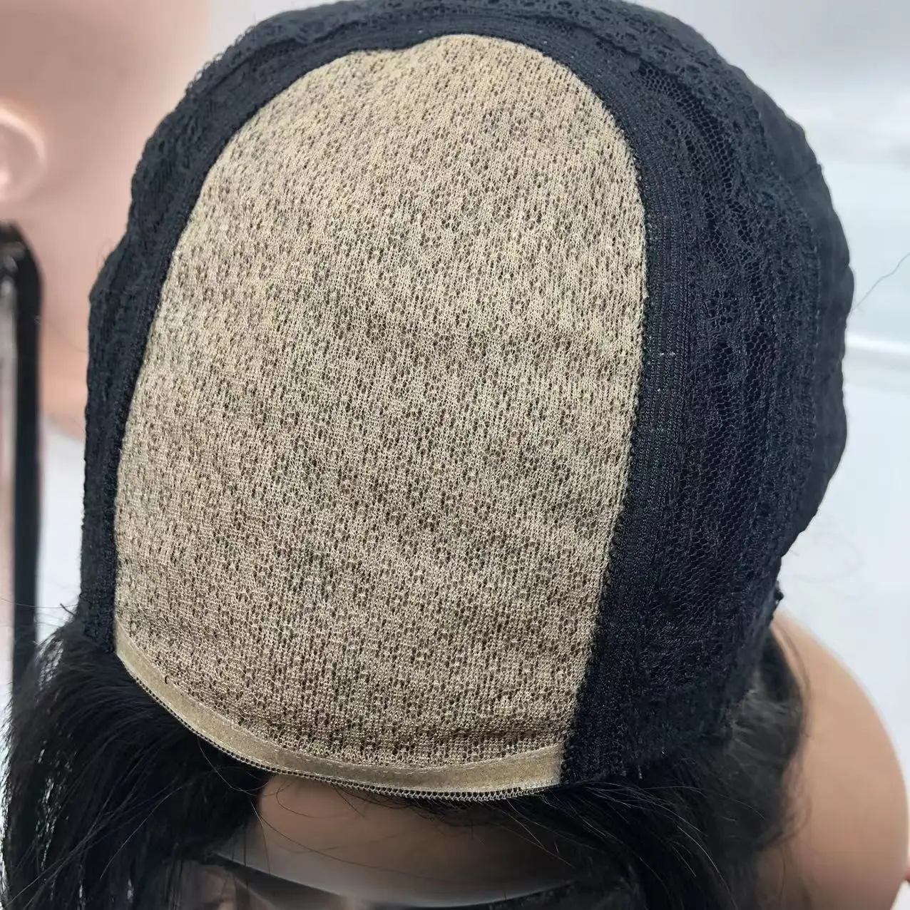 Center Silk Base Machine Made Wig Back Long Length Human Hair Bob Wig INDIAN Hair Top Quality Very Long Wig Medium 130% Average