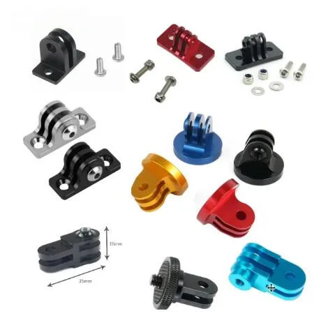 Action Sports Camera Mount Accessories Aluminum CNC Bike Mount Tripod Monopod Selfie Stick Adapter For GoPro 11 10 9 Camera