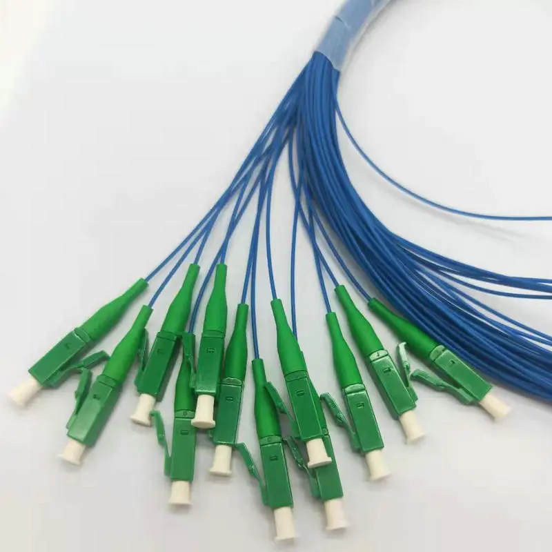 Multi Mode Outdoor 48 Core Fiber Optic Patch Cord LC UPC 144 ct 12 Fiber Optic mpo mtp Ruggedised Pigtail