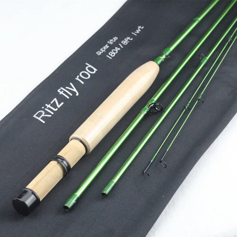 
Супер легкий поток 1804 8ft 1wt графит поток fly rod 