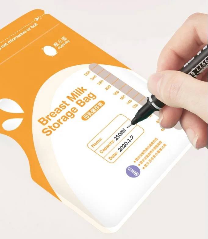 Ziplock Baby Milk Powder Storage Container Refrigerator Cooler Bag BPA Free Breast Milk Storage Bags