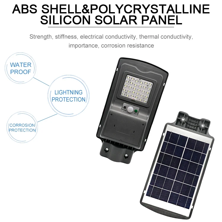  Качество Ip65 водонепроницаемый интеграции уличный фонарь 30 Вт 60 90W светодиоидная лампа с регулируемой яркостью пульт дистанционного управления для съемки вне помещения системой All In One Солнечный светодиодный