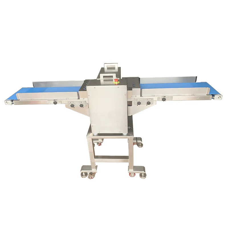 Automatic turkey breast slicer conveyor belt type fresh meat cutting machine electric chicken cutting machine