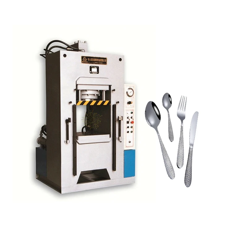 Fork spoon head cup forming hydraulic power press machine 100 ton for cutlery