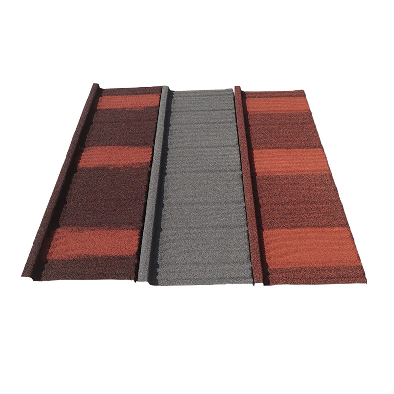 Masonry Materials Color stone coated metal roof tile for building material
