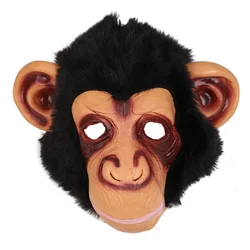 2022 Independent Station Halloween Decoration Party Dance Mask Glue Material Wedding Funny Big Mouth Monkey Gorilla Mask