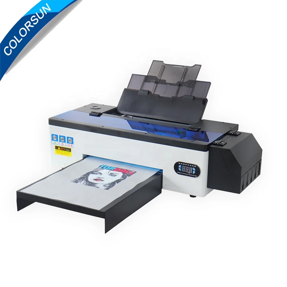 Professional & Senior DTF Printing PET Film R1390 Printer for Any Fabric Tshirt with free