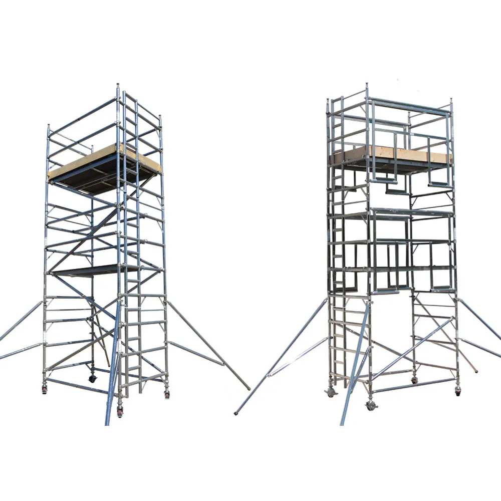 Factory Price 5 Sets Quick Stage Telescopic Mobile Leader Aluminum Tower Scaffolding Platform For Sale