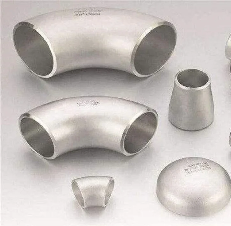 Factory Astm 304 304L 316 316L Stainless Steel Threaded Pipe  Fittings Welded Weld Elbow