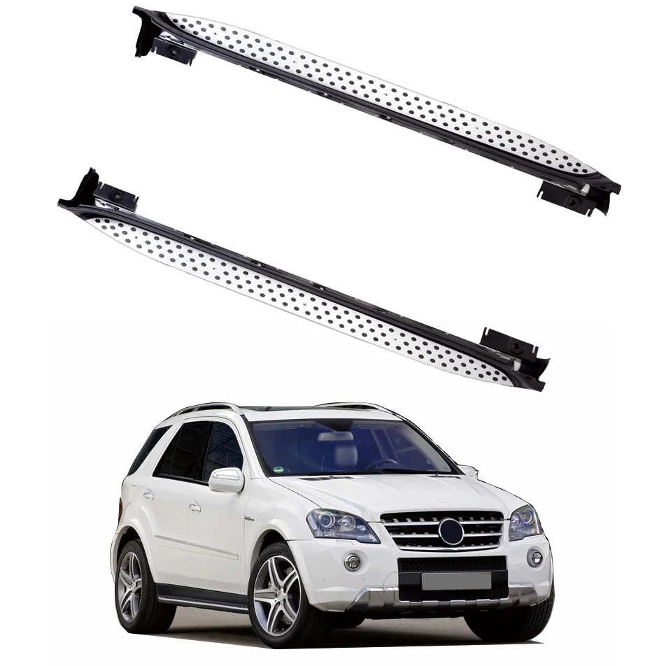 Auto foot pedal running board Auto Parts pickup/ pedal/ pickup Step /Side Running Board for Benz ML350 W164 2006-2011